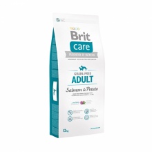Brit Care Grain Free Adult Salmon & Potato - сухий беззерновий корм з лососем і картоплею для дорослих собак від 1 кг до 25 кг